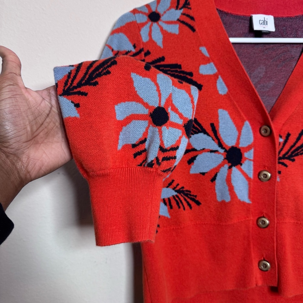 Cabi Multicolor Bloom Cardigan - Picture 5 of 13